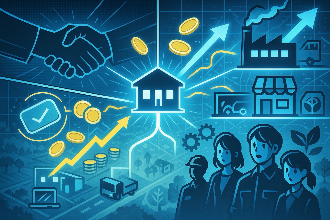 南箕輪村では企業振興条例に基づき、補助金を交付しています。
