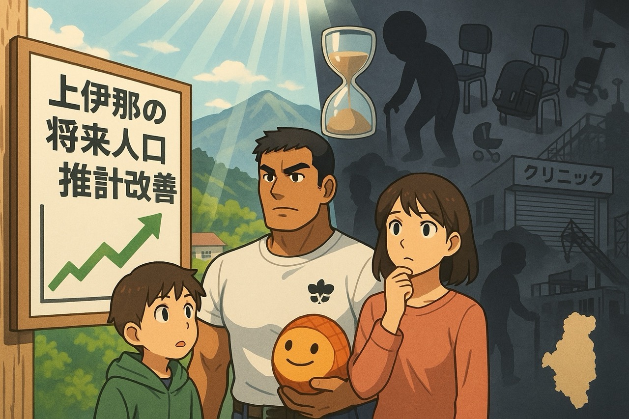 南箕輪村の人口増についての考察６「上伊那の将来人口推計が劇的に改善したが裏で募る危機感」