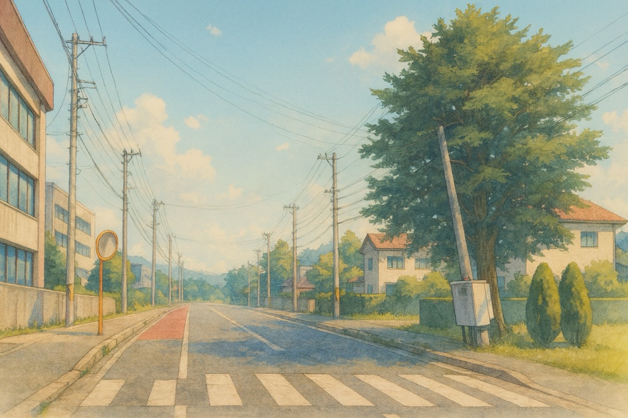 広域農道の歴史って知っていますか？大芝高原の前を通っている道路です。