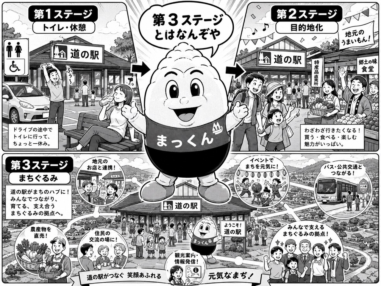 全国道の駅連絡会の３ステ応援などの取り組みについて