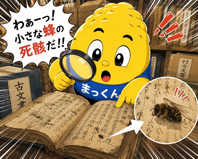 南箕輪村で見つかった新種「コモンジョバチ」